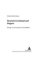 Deutsch in Estland Und Ungarn