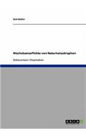Wachstumseffekte von Naturkatastrophen