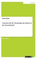 Ursachen für die Niederlage der Römer in der Varusschlacht