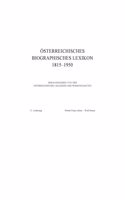 Osterreichisches Biographisches Lexikon 1815-1950, 71. Lieferung: Wettel Franz Julius - Wolf Bruno(71 Osterreichisches Biographisches Lexikon 1815-1950)