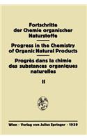 Fortschritte Der Chemie Organischer Naturstoffe