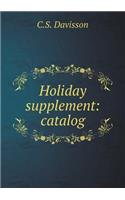 Holiday Supplement