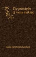 principles of menu making