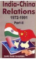 India-China Relations, 1972-1991  PART-II