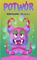 Kolorowanka z potworami dla dzieci