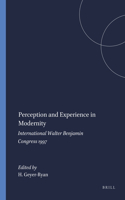 Perception and Experience in Modernity