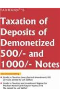 Taxation of Deposits of Demonetized 500/- and 1000/- Notes (November 2016 Edition)