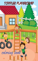 toddler playground coloring book