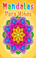 Mandalas para niños: Libro para colorear con patrones simples de mandala.