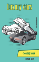 Luxury cars coloring book