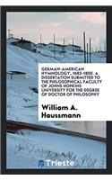 GERMAN-AMERICAN HYMNOLOGY, 1683-1800. A