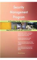 Security Management Program A Complete Guide - 2019 Edition