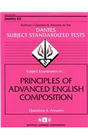 DSST Principles of Advanced English Composition: Passbooks Study Guide