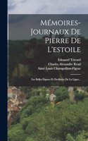 Mémoires-journaux De Pierre De L'estoile