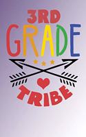 3rd Grade Tribe: Third Grade Purple Cover Notebook Composition Book