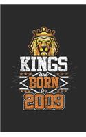 Kings Are Born In 2009: Graph Paper Journal (6 X 9 - 120 Pages/ 5 Squares per inch) for Birthday Gift Idea for Women and Men