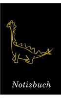 Dinosaurier Notizbuch: - Notizbuch Mit 110 Linierten Seiten - Format 6x9 Din A5 - Soft Cover Matt -