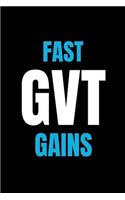 Personal Trainer Notebook Fast GVT Gains German Volume Training