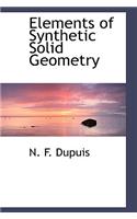 Elements of Synthetic Solid Geometry