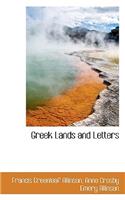 Greek Lands and Letters