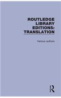 Routledge Library Editions: Translation