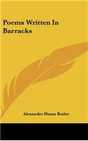 Poems Written in Barracks