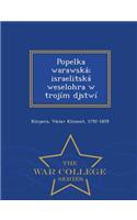 Popelka Warawska; Israelitska Weselohra W Trojim Djstwi - War College Series