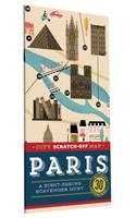 City Scratch-Off Map: Paris