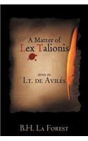 Matter of Lex Talionis