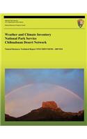 Weather and Climate Inventory National Park Service Chihuahuan Desert Network