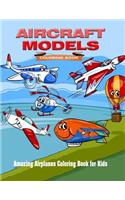 Aircraft Models Coloring Book