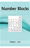 Number Blocks: Volume 7 2016: Volume 7 2016