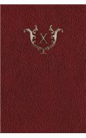 Monogram "x" Grid Notebook