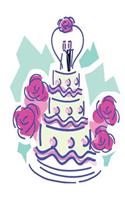 Wedding Journal Wedding Cake Design