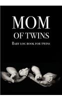 Baby log book for twins Mom of Twins