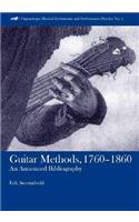Guitar Methods, 1760-1860