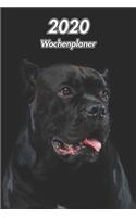 2020 Wochenplaner: Cane Corso Italiano - 107 Seiten, 15cm x 23cm ca. A5 - Taschenkalender - Terminplaner - Tagebuch - Terminkalender - Organizer für Hundeliebhaber