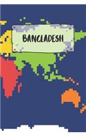 Bangladesh: Ruled Travel Diary Notebook or Journey Journal - Lined Trip Pocketbook for Men and Women with Lines