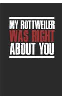 My Rottweiler Was Right About You