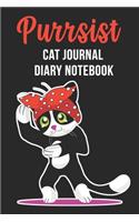 Purrsist Cat Journal Diary Notebook