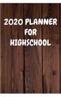 2020 Planner for Highschool