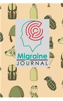 Migraine Journal: Headache Book, Migraine Headache Log, Chronic Headache/Migraine Management. Record Location, Severity, Duration, Triggers, Relief Measures, Other Sy