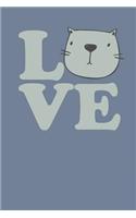 Love Cats: A Notebook & Journal for Cat Lovers