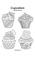 Malbuch mit Cupcakes für Erwachsene 1: (1 Cupcakes)
