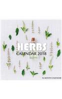 Herbs Calendar 2018: 16 Month Calendar