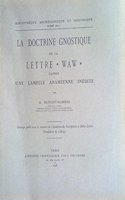 Doctrine Gnostique de la Lettre Waw