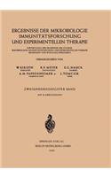 Ergebnisse Der Mikrobiologie Immunitätsforschung Und Experimentellen Therapie