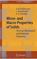 Micro- And Macro-Properties of Solids