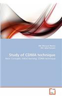 Study of CDMA technique