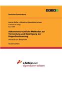 Abkommensrechtliche Methoden zur Vermeidung und Beseitigung der Doppelbesteuerung: Anhand von Beispielen(German)